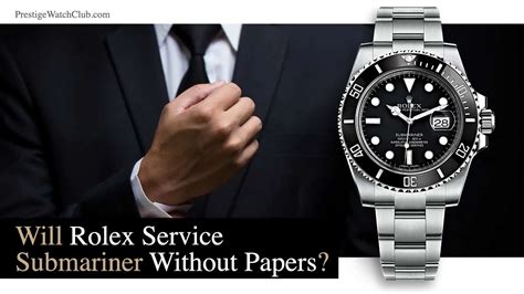 can you insure a rolex without papers|rolex watch service without papers.